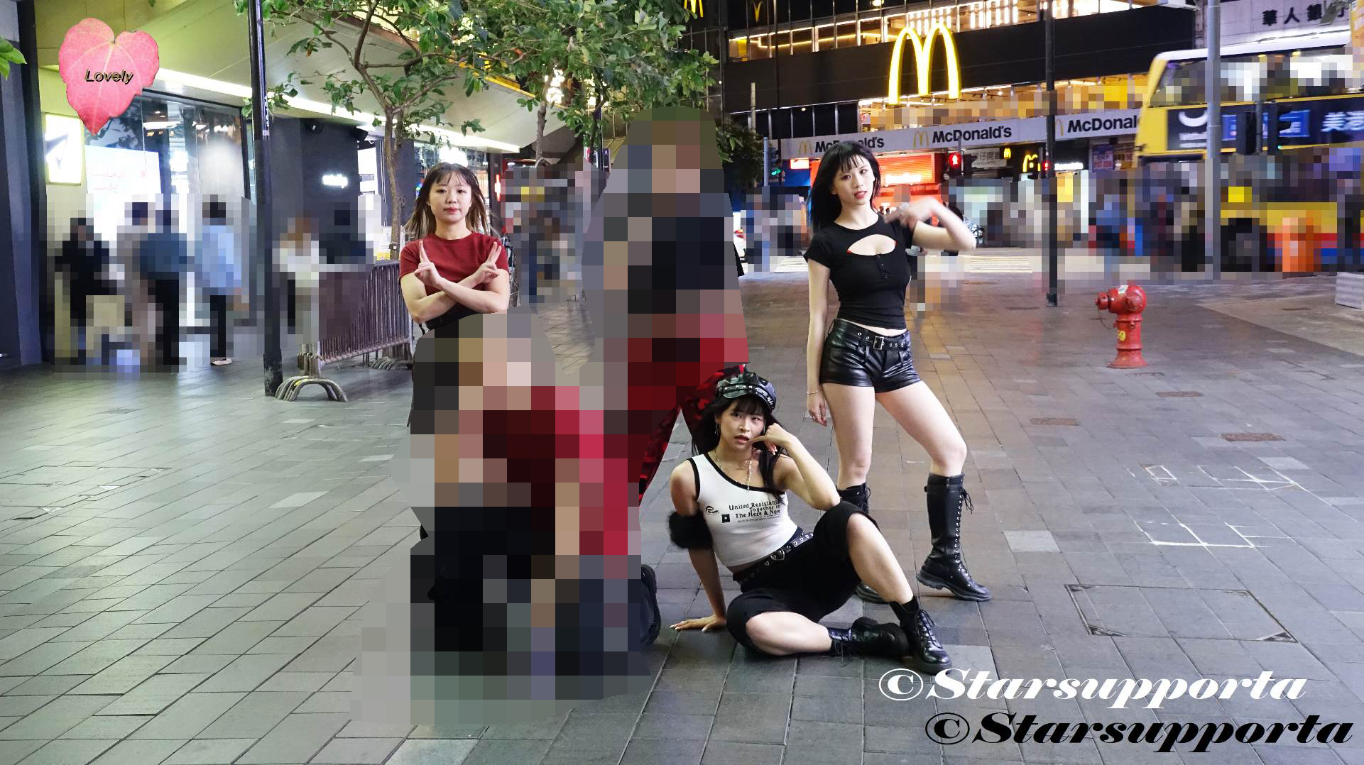 20251119 KPOP dance @ 香港銅鑼灣H&M對出